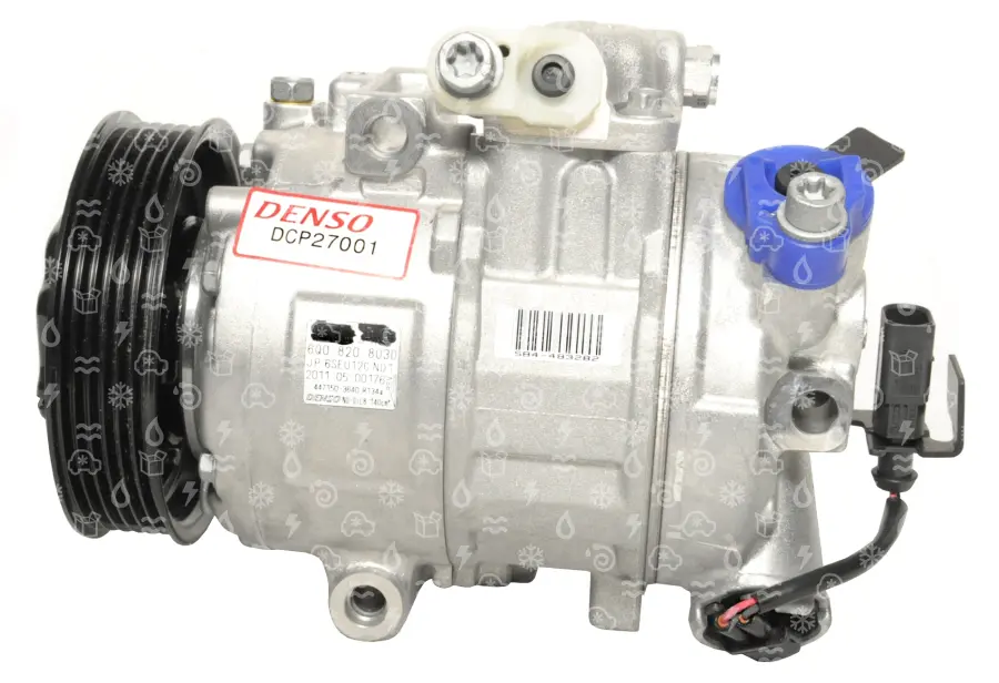 kompresor DENSO 6SEU12C, řemenice 115 mm - PV6, 12V, OEM 6Q0820803 /18503